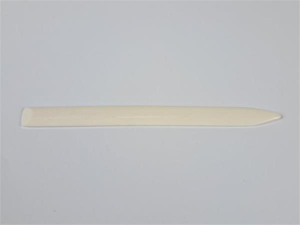 Falzbein aus Knochen, 10 cm, klein "mini", spitze Form | Bild 1