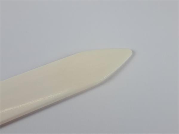 Falzbein aus Knochen, 15 cm, spitze Form | Bild 2