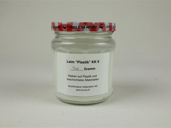 Leim "Plastik" KK 9 im Glas, ca. 300g