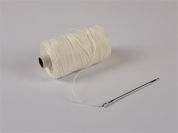 Heftfaden: Leinen-Handheftzwirn, Nr. 25/3, rohweiss | Bild 2