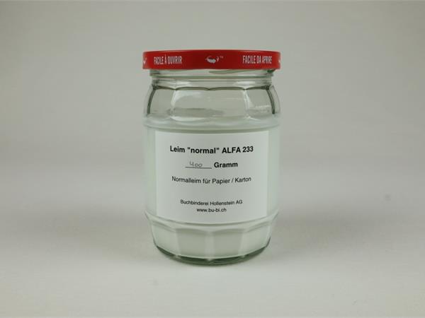 Leim "normal" 223 im grossen Glas, 400g
